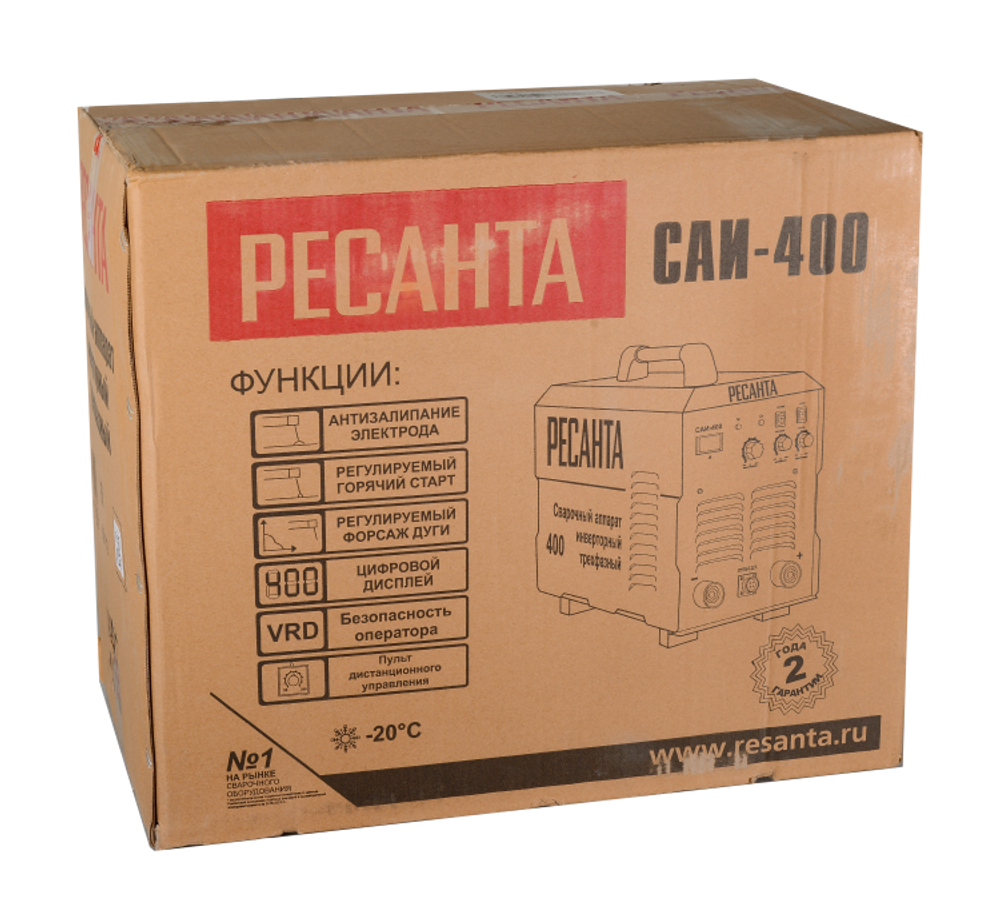 Сварочный аппарат инверторный Ресанта САИ 400