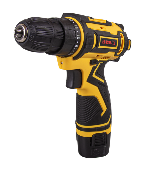 Дрель-шуруповерт аккумуляторная Eurolux ДА-12/2-1Li