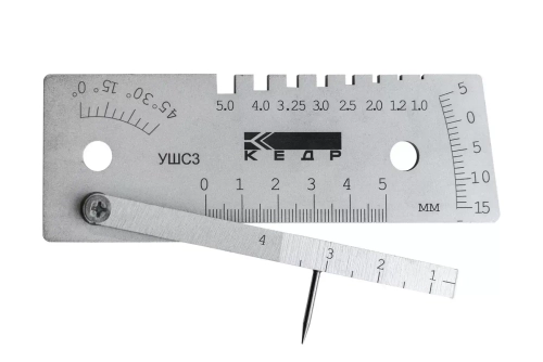 Шаблон сварщика КЕДР УШС-3 с калибровкой