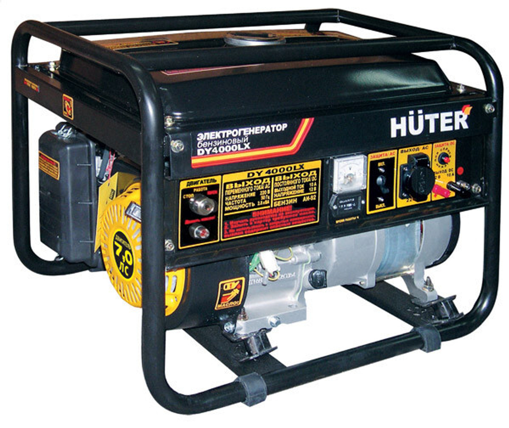 Портативный бензогенератор HUTER DY4000LX