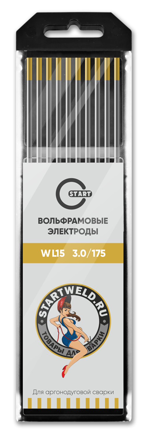 Вольфрамовый электрод WL 15 3,0/175 (золотой) WL1530175