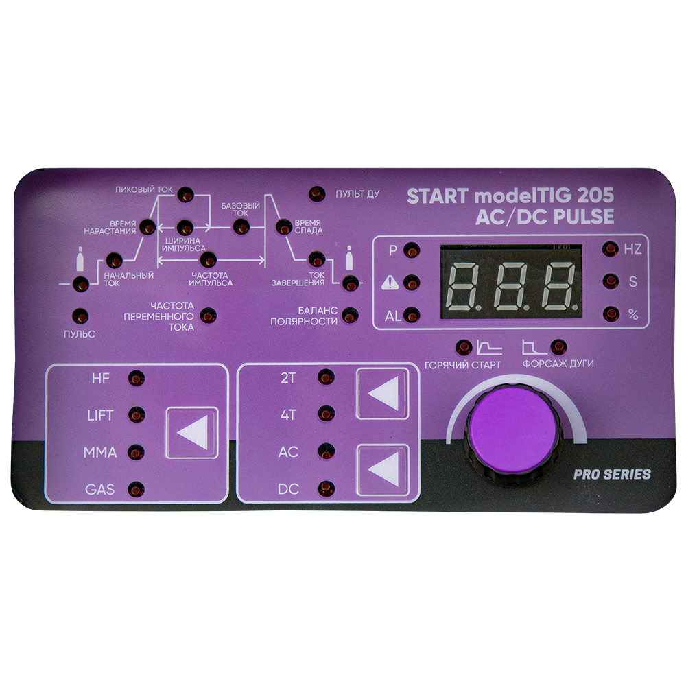 START modelTIG 205 AC/DC TIG PULSE Установка аргонодуговой сварки 3W205AP