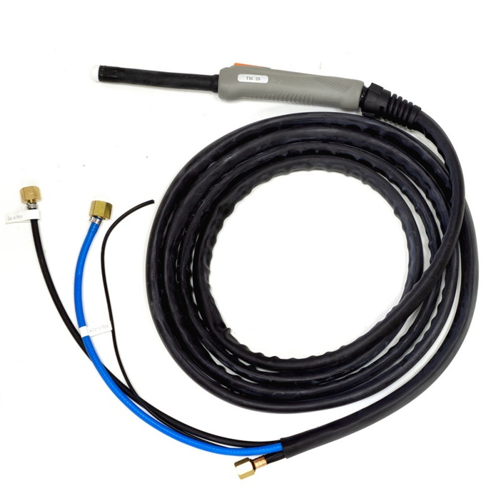 Горелка TIG 25 250A(100%) M12x1, 1/4G, 3/8G, 8m-вода (без управляющих разъемов)