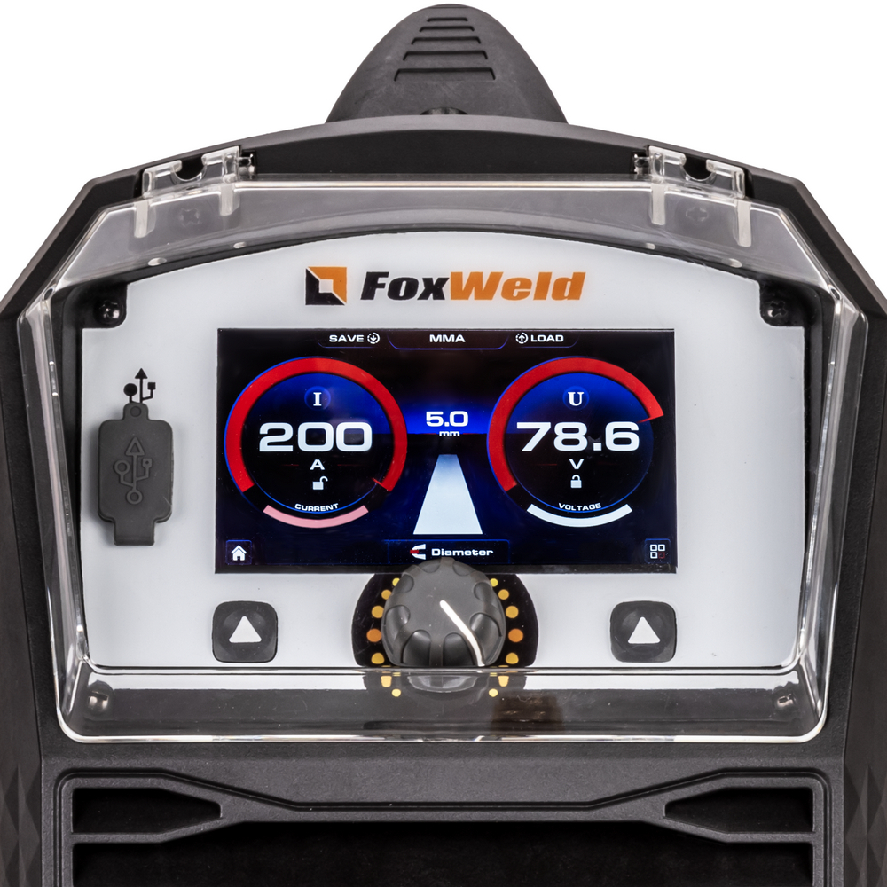 Сварочный полуавтомат SAGGIO MIG 200-S DP LCD PFC