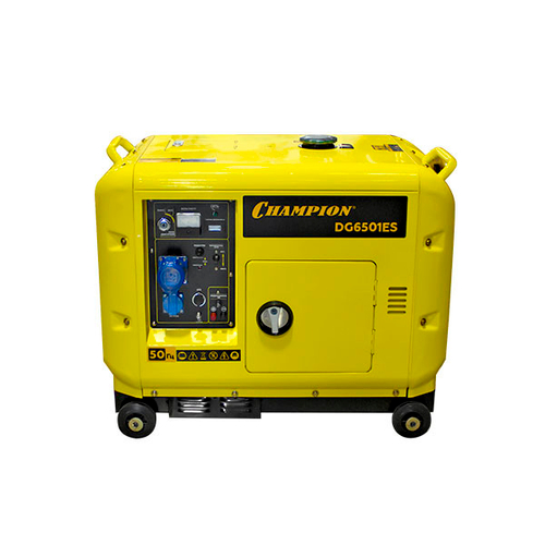 Дизельный генератор CHAMPION DG6501ES+ATS